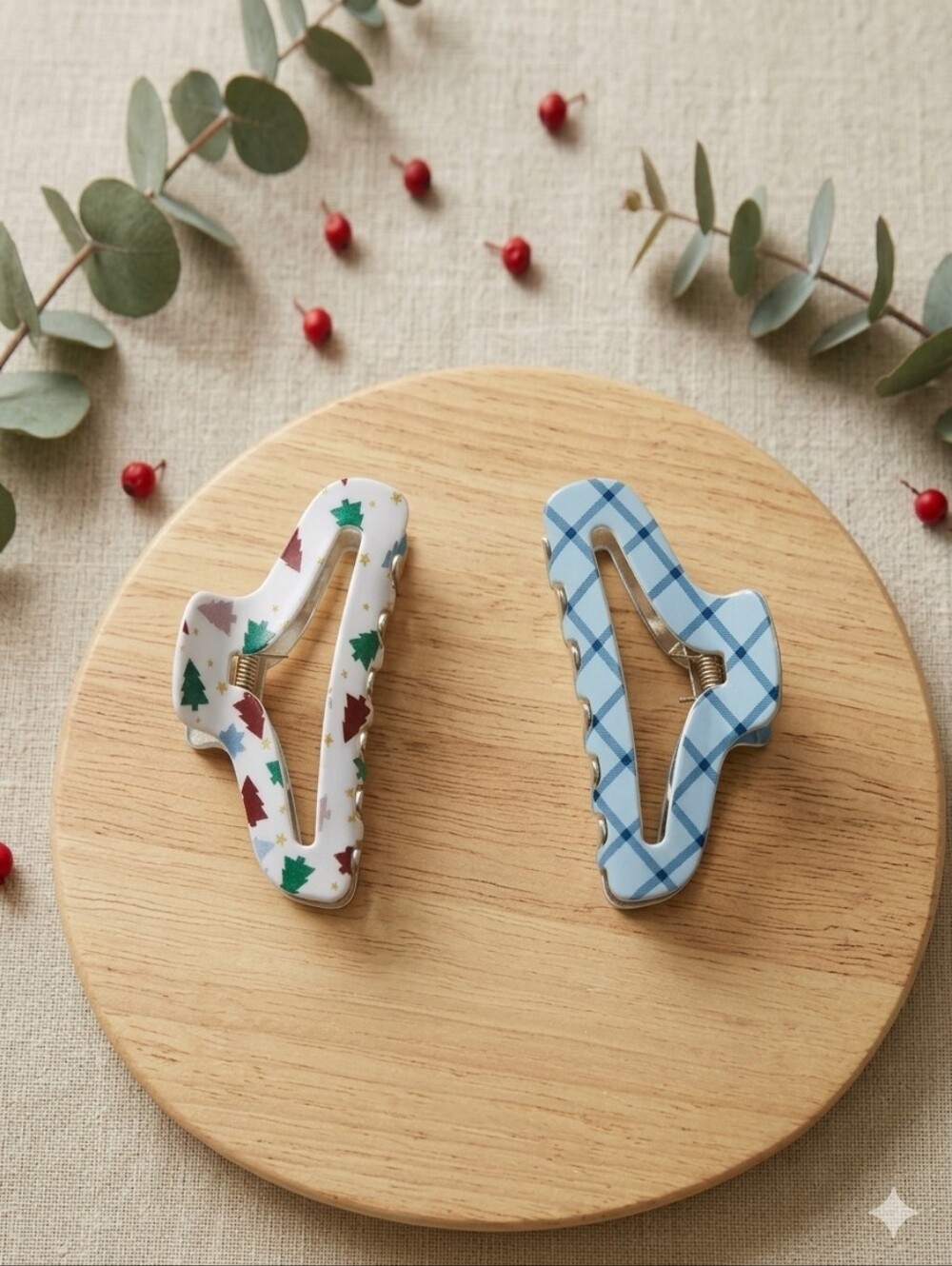 Creatology 2 Piece Hair Claw Clips New